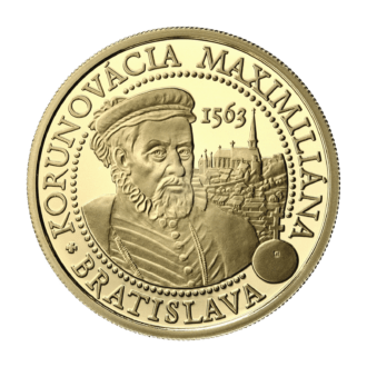 Bratislavské korunovácie – 450. výročie korunovácie Maximiliána
Korunovácia Maximiliána bola prvou korunovačnou slávnosťou v Prešporku (dnešná Bratislava), ktorý bol od roku 1536 hlavným mestom Uhorska. Konala sa 8. septembra 1563 vo farskom chráme zasvätenom svätému Martinovi (dnešný Dóm sv. Martina). Korunovácia bola výnimočnou udalosťou a sledovala ju celá Európa. Slávnosti sa zúčastnil Maximiliánov otec - cisár a kráľ Ferdinand, vysoký klérus a uhorská šľachta, ale aj poprední predstavitelia takmer všetkých európskych krajín. V nasledujúcich rokoch boli v Prešporku korunovaní aj ďalší desiati uhorskí panovníci.

Maximilián (1527 - 1576) bol na svoje obdobie veľmi vzdelaný panovník a štedrý mecén umelcov a vedcov. Aj keď sa väčšinou zdržiaval mimo územia Uhorska, veľa síl sústredil na jeho obranu pred tureckým náporom. Výsledkom jeho vojenských úspechov bolo uzavretie mieru so sultánom Selimom II. v roku 1568.