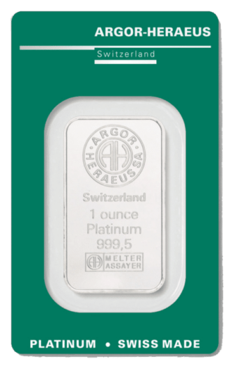 Produkty švajčiarskej spoločnosti Argor-heraeus SA patria medzi najpredávanejšie investičné zlaté, strieborné a platinové tehly v Európe. Tehlička je zabalená v PET priehľadnom blistrovom balení s certifikátom.