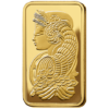 Historicky prvým dekoratívnym motívom, ktorý ozdobil zlatú tehličku, je výrazný dizajn "Lady Fortuna" od PAMP po celom svete známy ako záruka kvality a autentickosti.
Motív "Lady Fortuna" alias rímska bohyňa prosperity znázornená so všetkými svojimi mýtickými atribútmi: snopy pšenice, vlčie maky, roh hojnosti, vzácne mince a koleso šťastia.
Každá tehlička je  akreditovaná Švajčiarskym federálnym úradom, je individuálne zaregistrovaná a zapečatená v ochrannom obale CertiPAMP™ s integrovaným oficiálnym certifikátom skúšky, ktorý zaručuje rýdzosť obsahu ako aj hmotnosť drahého kovu pričom je produkt chránený odnímateľnou fóliou.