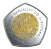 Vstup Slovenskej republiky do Európskej únie
Pamätná bimetalová zlatá a paládiová minca v hodnote 10000 Sk
Európska únia je výsledkom procesu zjednocovania Európy, ktorý sa začal po druhej svetovej vojne. Jej predchodcami boli Európske spoločenstvo pre uhlie a oceľ (1951), Európske spoločenstvo pre atómovú energiu a Európske hospodárske spoločenstvo (1957). K ich zakladajúcim štátom – Belgicku, Francúzsku, Holandsku, Luxembursku, Nemecku a Taliansku – sa postupne pridali Dánsko, Írsko, Veľká Británia, Grécko, Španielsko a Portugalsko. Po vzniku EÚ pristúpili Fínsko, Rakúsko a Švédsko. Názov Európska únia bol prijatý vo februári 1992, keď bola v Maastrichte podpísaná Zmluva o Európskej únii, ktorá vstúpila do platnosti v novembri 1993. Európska únia je založená na zásadách slobody, demokracie, rešpektovaní ľudských práv a slobôd. Jej základným cieľom je podporovať udržateľný a vyvážený ekonomický a sociálny pokrok, najmä vytvorením zóny bez vnútorných hraníc, posilňovaním ekonomickej a sociálnej súdržnosti a zavedením hospodárskej a menovej únie s jednotnou menou.
Prvého mája 2004 sa uskutočnilo najväčšie rozširovanie Európskej únie v jej histórii a k doterajším 15 členským krajinám pribudlo desať nových – Cyprus, Česko, Estónsko, Litva, Lotyšsko, Maďarsko, Malta, Poľsko, Slovensko a Slovinsko.