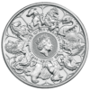 Sochy desiatich heraldických zvierat stáli na stráži pri vstupe do Westminsterského opátstva v momente keď celý svet sledoval korunováciu Jej Veličenstva kráľovnej v roku 1953.
Tieto stvorenia boli nanovo predstavené na minciach v zbierke „Kráľovniné zvery“, ktoré rozprávajú príbehy starodávnych symbolov predkov moci.
Túto populárnu sériu Vašej zbierky z drahých kovov uzatvára všetkých desať zverí zjednotených na jednej minci v ochrannom kruhu okolo Jej Veličenstva. Ide o jedenástu a poslednú mincu vo veľmi populárnej zbierke „Queen’s Beasts Collection“. Toto je jediná minca svojho druhu na svete kde je zobrazená kráľovná, spolu so všetkými zvermi britského panovníka. Na líci je uvedený umelcov definitívny portrét Jej Veličenstva. Táto 2oz minca je vhodnou poctou pre doplnenie tejto ikonickej kolekcie.