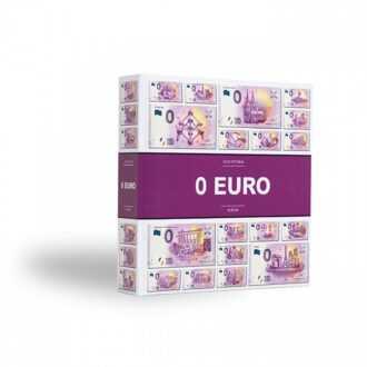 Album pre 200 bankoviek „Euro Souvenir“ na individuálne zbieranie. Album s 50 zviazanými listami pre 4 bankovky na list. Priehľadné vrecká na bankovky sú na listoch s riadkami vedľa každého vrecka pre jednotlivé nápisy. Farebný, laminovaný obal s rôznymi motívmi medzinárodných bankoviek.
Celková veľkosť: 220 x 220 x 50 mm (8? X 8? X 2 ").