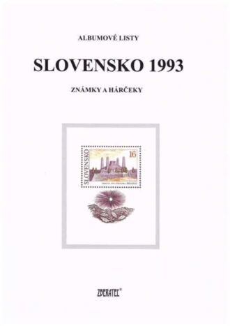 Slovenská republika 1993
Kompletná generálna zbierka známok, rok 1993 + albumové listy - základný variant
Stav: **