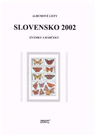 Slovenská republika 2002
Kompletná generálna zbierka známok, rok 2002 + albumové listy - základný variant
Stav: **