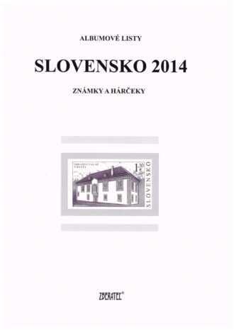 Slovenská republika 2014
Kompletná generálna zbierka známok, rok 2014 + albumové listy - základný variant
Stav: **