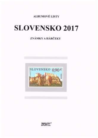 Slovenská republika 2017
Kompletná generálna zbierka známok, rok 2017 + albumové listy - základný variant
Stav: **