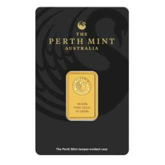 Perth Mint je najstaršia mincovňa v Austrálii. Založil ju Sir John Forrest v meste Perth v roku 1896. Prevádzka začala v roku 1899 ako pobočka Kráľovskej mincovne z Londýna. Zlaté, strieborné, platinové a paládiové mince z Perth Mint sú veľmi obľúbené, pretože sú dodávané vo veľmi vysokej kvalite a väčšinou v krásnej plastovej kapsule. Všetky zlaté investičné tehličky s motívom kengury na zadnej strane sú vydávané v kvalitnom blistrovom balení. Od konca roku 2015 sa zmenila farba blistrových kariet zo zelenej na čiernu. Informácie o obsahu rýdzeho zlata, hmotnosti a sériovom čísle nájdete na zadnej strane obalu. Na rozdiel od zlatých tehiel Heraeus alebo Argor-Heraeus nie je sériové číslo vyrazené priamo na tehličke. Rozmery sú podľa výrobcu maximálne hodnoty.