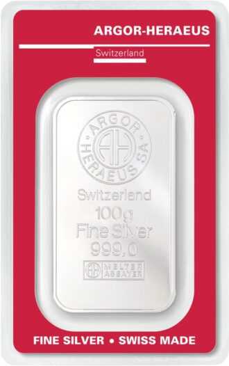 Produkty švajčiarskej spoločnosti Argor-heraeus SA patria medzi najpredávanejšie investičné zlaté a strieborné tehly v Európe. Tehlička je zabalená v PET priehľadnom blistrovom balení s certifikátom.