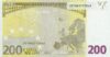200 EURO, 2002, Séria "X", Nemecko
Tlačová doska: R005D4
Podpis: Wim Duisenberg
Stav: UNC