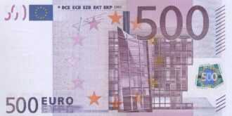500 EURO, 2002, Séria "N", Rakúsko
Tlačová doska: F005D1
Podpis: Jean-Claude Trichet
Stav: UNC
