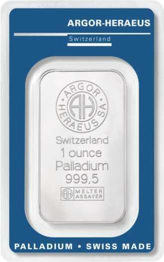 Produkty švajčiarskej spoločnosti Argor-heraeus SA patria medzi najpredávanejšie investičné zlaté, strieborné, platinové a aj paládiové tehly v Európe. Tehlička je zabalená v PET priehľadnom blistrovom balení s certifikátom.