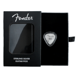 Strieborná minca. Prvé oficiálne Fender® strieborné gitarové trsátko na svete!