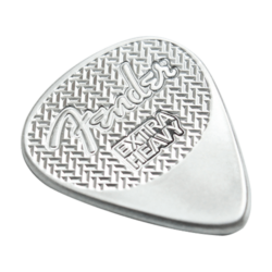 Strieborná minca. Prvé oficiálne Fender® strieborné gitarové trsátko na svete!