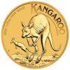 Klokan je bezpochyby jedným z najpopulárnejších predstaviteľov austrálskej divočiny. Mincu vyrazila mincovňa Perth z 1/2 unce 99,99% rýdzeho zlata. Motív roku 2022 austrálskych zlatých mincí klokana zobrazuje klokaniu matku a jéj mláďa skákajúc cez trávnatú pláň s kopcami na obzore. Na zadnej strane je portrét kráľovnej Alžbety II. od Jody Clarkovej a jej denominácia. Zlatá minca je dodávaná v ochrannej kapsule.
