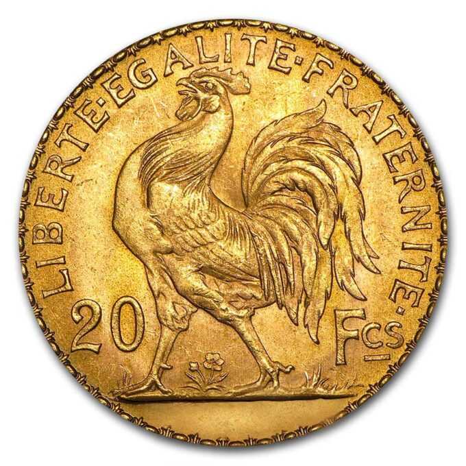 20 Frankov Napoleon III (Kohút) 1899-1914 zlatá minca - Francúzska republika