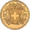 20 Švajčiarskych Frankov Helvetia Vreneli 1897-1949 - Švajčiarsko