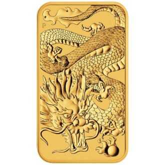 Ide v poradí už o piaty ročník vydania mincovne Perth venovaný čínskemu drakovi.
V čínskej kultúre je drak uctievaný ako božské bájne stvorenie, symbol moci, sily, bohatstva a šťastia, a často je zobrazovaný po boku svetielkujúcej alebo horiacej perly, symbolu múdrosti a osvietenia. Verí sa tiež, že draci sú vládcovia vody a počasia.
Táto dračia minca je vyrazená mincovňou Perth z 1 oz rýdzeho zlata. Na líci je zobrazená podobizeň Jej Veličenstva kráľovnej Alžbety II., od umelkyne Jody Clarkovej, menová a nominálna hodnota „100 DOLÁROV“, rok 2022, váha a rýdzosť „1oz 9999 Au“.
Obdĺžniková zlatá minca „Dragon“ je aj tento rok limitovaná na počet 8.888 kusov. Mince sú balené v ochrannej kapsule.