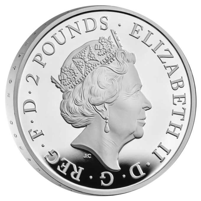 The Royal Tudor Beasts Seymour Panther 2022 1oz Silver Proof Coin