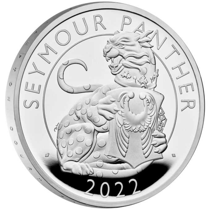 The Royal Tudor Beasts Seymour Panther 2022 1oz Silver Proof Coin