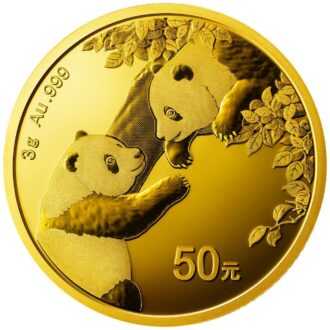 Čínska panda je nepochybne najpopulárnejšou a najlegendárnejšou zlatou mincou. Vďaka každoročne sa meniacim motívom sú čínske mince Panda veľmi populárne medzi investormi a zberateľmi.
Motívom mince roku 2023 sú dve malé pandy hrajúce sa na strome. Ide o dvojčatá malých pánd, ktoré sú zobrazené na motíve mincí roku 2022.
Na rube je každoročne identický obraz slávneho Nebeského chrámu v Pekingu. Národný symbol Číny je súčasťou svetového dedičstva UNESCO od roku 1998. Panda veľká, ktorá pochádza z Číny, je považovaná za symbol šťastia a všeobecne znamená harmóniu a trpezlivosť.
Zlaté mince Panda od Čínskej ľudovej banky sa dodávajú zapečatené v pôvodnej plastovej fólii.