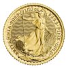 -          Zlatá minca Britannia 2023 s piatou a poslednou podobizňou kráľovnej Alžbety II. má obmedzenú razbu! V novom roku bude razená minca Britannia s prvou podobizňou kráľa Karola III.
-          Ikonický dizajn mince Britannia obsahuje štyri pokročilé bezpečnostné prvky.
-          Ochranný prvok sa mení z visiaceho zámku na slávny trojzubec Britannie.
-          Animácia pozadia povrchu mince vytvára pohyb vĺn.
-          Mikrotext na minci „Decus et Tutamen“ poskytuje dekoráciu a hlavne ochranu
-          Štít Britannie nesie vlajku Únie, ktorá je zvýraznená tinktúrnymi líniami
Zlatá minca Britannia 2023, ktorú vytvoril tím, ktorý stojí za 12-strannou 1 librovou mincou Spojeného kráľovstva, ktorá je známa ako „najbezpečnejšia minca na svete“. 
Minca obsahuje inovatívnu bezpečnostnú technológiu, ktorá z nej robí vizuálne najbezpečnejšiu zlatú mincu na svete. Vyobrazenie Britannie od Philipa Nathana, vyrazené z rýdzeho zlata 999,9 a vylepšené štyrmi bezpečnostnými prvkami, je na tejto zlatej minci také krásne ako kedykoľvek predtým. V ľavej dolnej časti návrhu, pod