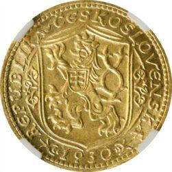 1 Dukát, 1930, Kremnica, 3,49g, MCH CSR1D-005 UNC | UNC , NGC MS 65