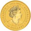 Klokan je bezpochyby jedným z najpopulárnejších predstaviteľov austrálskej divočiny. 
Mincu vyrazila mincovňa Perth z 1 unce 99,99% rýdzeho zlata. Dizajn mince roku 2023 predstavuje dospelú klokanku, ktorá sa pozerá cez rameno. V pozadí je vidieť eukalyptus a trávu. Na zadnej strane je portrét kráľovnej Alžbety II doplnený o dátumy jej vlády "1952-2022". od Jody Clarkovej a jej denominácia. 
Zlatá minca je dodávaná v ochrannej kapsule.