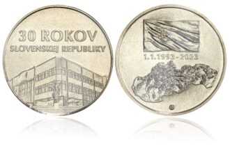 Súbor slovenských euromincí 2023 vydáný k príležitosti 30. výročia vzniku Slovenskej republiky.