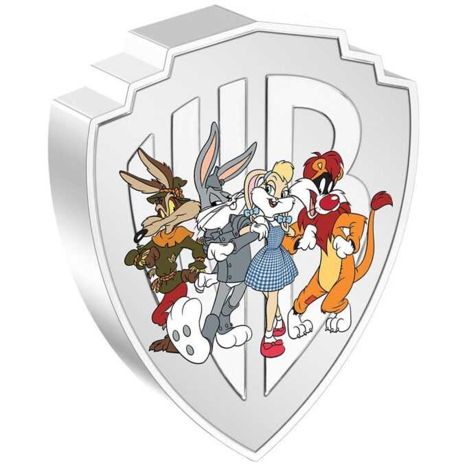 Pri príležitosti 100. výročia Warner Brothers vydáva novozélandská mincovňa novú sériu „Looney Tunes™ Mashups“. Oficiálne licencovaná minca vyrazená z 2 uncí 99,9 % rýdzeho striebra v kvalite proof je prvou emisiou v novej sérii. Tvar mince má pripomínať oficiálne logo Warner Brothers. Na farebnom motíve sú Looney Tunes™ oblečené ako postavy z filmovej klasiky z roku 1939 „The Wizard of Oz“ so svetoznámou skratkou „WB“ pre Warner Brothers v pozadí. Na zadnej strane je vyobrazená verejná pečať Niue, ako aj logo výročia, nominálna hodnota, rok vydania, hmotnosť, rýdzosť a oficiálne autorské práva.
 
Spoločnosť Warner Bros Entertainment Inc, predtým známa ako Warner Brothers alebo Warner Bros., bola od svojho založenia v Hollywoode 4. apríla 1923 jednou z najznámejších amerických filmových a televíznych spoločností na svete. S Al Jolsonom ako „Jazzovým spevákom“ uviedla spoločnosť na obrazovky prvý zvukový film a svoj podnikateľský úspech spečatila ikonickými animovanými filmami Looney Tunes™. Nasledovalo nespočetné množstvo klasických filmov, ako Robin Hood, Casablanca, ako aj Nekonečný príbeh z roku 1984. Medzi novšie úspešné produkcie patria filmové série ako Harry Potter™, Matrix™ a Smrtonosná zbraň™. Limitovaný náklad len 1 923 kusov odkazuje na rok založenia Warner Brothers. Strieborná minca Looney Tunes™ Mashups – Čarodejník z krajiny Oz sa dodáva v originálnej krabičke vrátane očíslovaného certifikátu pravosti.