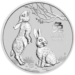 195102-lunariii_2023_zajac_silver_1kg_1-jpg Nová sada mincí na rok 2023 z austrálskej lunárnej série III od Perth Mint je venovaná roku Zajaca.