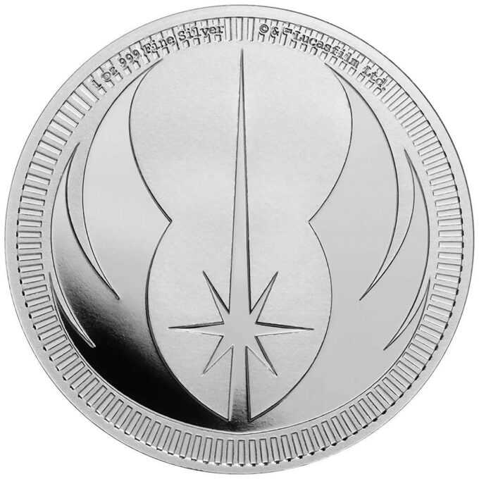 Minca STAR WARS™ - Jedi Order bola vyrazená z jednej unce 99,9 % rýdzeho striebra a zobrazuje oficiálny obraz erbu rádu Jedi. Dizajn zahŕňa aj autorské práva Lucasfilm™ Ltd., hmotnosť a rýdzosť. Na rube je erb Niue a nápisy „TWO DOLLARS“ a „2023“.
Rád Jedi bol založený v roku 25783 VYS a bol združením jednotlivcov citlivých na silu, ktorí sa venovali Svetlej strane Sily. Najznámejším protivníkom Jediov bol v tej dobe obávaný Sithský rád, zoskupenie jedincov citlivých na silu, ktorí sa snažili ovládnuť galaxiu s pomocou Temnej strany Sily. 
Erb rádu Jedi je založený na fénixovi, mýtickom stvorení, ktoré sa po smrti znovuzrodí. Pre Rád Jedi bol dizajn upravený tak, aby predstavoval dve krídla rámujúce svetelný meč. Medzi jej najznámejších predstaviteľov a členov patria Yoda™, Obi-Wan Kenobi™, Mace Windu™, Ki-Adi-Mundi™ a Plo Koon™. 
Limitovaná strieborná minca STAR WARS™ - Rád Jedi sa dodáva voľne bez balenia.