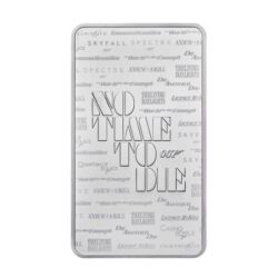 81746-silver_bar_10oz_james-bond_007_no-time-to-die_bar_2-jpg Strieborná investičná tehla. V roku 2020 sa k sortimentu výrobkov z drahých kovov od „The Royal Mint“ pripojila britská ikona v podobe agenta 007.