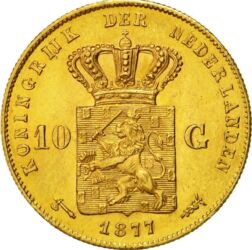 228744-10-gulden_willem_iii_holandsko_1876-1889_2-jpg Zlatá minca 10 Guldenov Willem III – holandská investičná minca razená v rokoch 1875 – 1889 za vlády kráľa Viliama III.