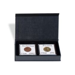 359118-airbox-coin-etui-with-display-function-for-2-quadrum-capsules-black-jpg Ukážte mi svoje mince, ukážte mi svoj poklad – so štýlovou mincovou etue AIRBOX v rôznych veľkostiach!