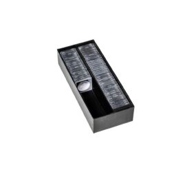 Archívny box LOGIK je vyrobený s kvalitným spracovaním a elegantným dizajnom v matnej čiernej farbe.