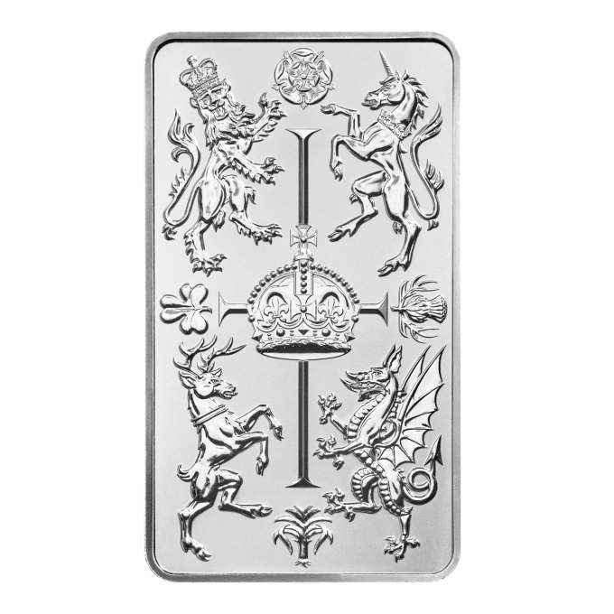 Na oslavu výročia nástupu Jeho Veličenstva kráľa Karola III. na britský trón sa k sortimentu tehličiek od Royal Mint pripája nový strieborný kus v limitovanej edícii 6000 ks. 
Každá táto strieborná a zlatá tehlička, spĺňa najvyššie štandardy produktov z drahých kovov. Dizajn pochádza od majstra Thomasa T. Dochertyho a obsahuje heraldické symboly Spojeného kráľovstva. Každá tehlička obsahuje aj kráľovskú šifru Jeho Veličenstva Kráľa čím je jedinečná. 
Tehlička Royal Celebration razená z drahých kovov je dostupná aj v jednouncovej zlatej a striebornej edícii.