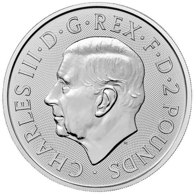 Minca Britannia 1 oz, ročník 2024 je vyrazená Britskou kráľovskou mincovňou z 1 unce 999,9% rýdzeho striebra. Ženská postava v brnení je symbolom vlastenectva krajiny. Motív je obklopený nápismi "Britannia 2024" a "1 OZ 9999 FINE SILVER". 
Britská kráľovská mincovňa vydáva túto mincu v striebornej verzii od roku 1997 vďaka čomu ide o prvú striebornú mincu z Európy.