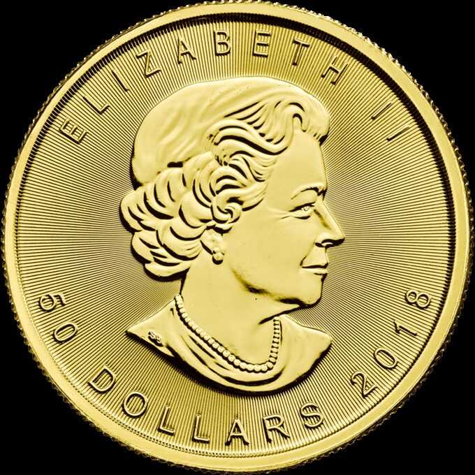 Kanadský javorový list je absolútnym bestsellerom a jednou z najpopulárnejších mincí medzi investormi a zberateľmi na celom svete.
Kráľovská kanadská mincovňa vydáva javorový list v zlate od roku 1979.
Motívom kanadskej klasiky je tradične javorový list – národný symbol a „veľvyslanec“ Kanady.
Rubová strana zobrazuje portrét kráľovnej Alžbety II., nominálnu hodnotu a rok vydania. Zlaté mince javorového listu sú dodávané bez balenia.