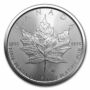 Platinová investičná minca Maple Leaf, 1 Oz (31,1 g), rýdzosť 999,5/1000, nominálna hodnota 50 CAD, ročník 2023, Kanadská kráľovská mincovňa.