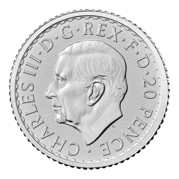 Minca Britannia 1/10oz, ročník 2024 je vyrazená Britskou kráľovskou mincovňou z 1/10 unce 999% rýdzeho striebra.
Ženská postava v brnení je symbolom vlastenectva krajiny. Motív je obklopený nápismi "Britannia 2024" a "1/10 OZ 999 FINE SILVER". 
Minca sa dodáva voľne. V tube je 16 ks mincí.
Minca obsahuje inovatívnu bezpečnostnú technológiu, ktorá z nej robí vizuálne najbezpečnejšiu zlatú a striebornú mincu na svete.
V ľavej dolnej časti návrhu, pod splývavými šatami Britannie, predstavuje trojzubec jej námornú históriu a silu. Keď pozorovateľ zmení perspektívu, tento trojzubec sa stane visiacim zámkom, ktorý zdôrazňuje bezpečnú povahu mince. Povrchová animácia odráža pohyb vĺn a jemné detaily, ako napríklad vlajka Únie na štíte Britannie, boli starostlivo zvýraznené v tejto zlatej povrchovej úprave mince. Tieto pridané bezpečnostné prvky zdobia a chránia mincu, rovnako ako mikrotext, ktorý lemuje dizajn, uvádza – „Decus et Tutamen“, čo v preklade znamená „Ozdoba a ochrana“.