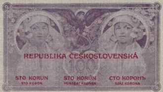 100 Kč 1919, Meszáros (Typ II.)
Séria: 0010 - 166683
Stav: UNC
 