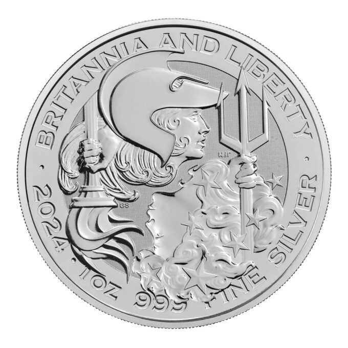 V spolupráci s mincovňou Spojených štátov amerických vytvorila Royal Mint prelomové partnerstvo, v ktorom Gordon Summers a Joseph Menna, hlavní rytci každej z týchto mincovní, po prvýkrát spolupracovali na návrhu mince.
Majstrovsky vytvorený dizajn spája národné symboly Británie a USA, fyzické znázornenie „zvláštneho vzťahu“ – frázy, ktorú vytvoril Sir Winston Churchill v roku 1946 – zdieľanej medzi Spojeným kráľovstvom a Spojenými štátmi.
Britannia a Liberty, zdieľajú rovnakú dôležitosť v tomto majstrovsky vypracovanom dizajne, ktorý predstavuje zručnosť a skúsenosti každého hlavného rytca. Čísla tiež predstavujú silu a slobodu, cnosti, ktoré sú základom národnej identity Spojeného kráľovstva aj USA.
Mince Britannia a Liberty sú tiež k dispozícii v jednej unci zlata a štvrtine unce zlata.