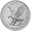 Edíciu American Silver Eagle 2024 razila americká mincovňa z jednej unce rýdzeho 999% striebra. Motív zobrazuje ikonickú bohyňu „Walking Liberty“ od Adolpha A. Weinmana, ktorá kráča k vychádzajúcemu slnku.
Na zadnej strane je zobrazený americký orol bielohlavý. Dizajn amerického orla bol pri príležitosti svojho 35. výročia v roku 2022 zmenený. Dizajn navrhla dizajnérka AIP Emily Damstra a zobrazuje majestátneho bielohlavého orla, ktorý pristáva na dubovú vetvu. Orla obklopujú nápisy „SPOJENÉ ŠTÁTY AMERICKÉ“ a „1OZ. FINE SILVER - ONE DOLLAR“. Strieborná minca 2024 s novým dizajnom je dodávaná voľne bez obalu.
Info: Ak si objednáte 20 mincí, mince sa dodávajú v pôvodnej tube od americkej mincovne.
 