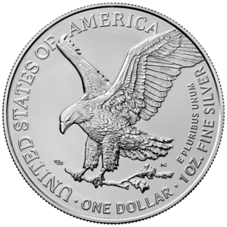 Edíciu American Silver Eagle 2024 razila americká mincovňa z jednej unce rýdzeho 999% striebra. Motív zobrazuje ikonickú bohyňu „Walking Liberty“ od Adolpha A. Weinmana, ktorá kráča k vychádzajúcemu slnku.
Na zadnej strane je zobrazený americký orol bielohlavý. Dizajn amerického orla bol pri príležitosti svojho 35. výročia v roku 2022 zmenený. Dizajn navrhla dizajnérka AIP Emily Damstra a zobrazuje majestátneho bielohlavého orla, ktorý pristáva na dubovú vetvu. Orla obklopujú nápisy „SPOJENÉ ŠTÁTY AMERICKÉ“ a „1OZ. FINE SILVER - ONE DOLLAR“. Strieborná minca 2024 s novým dizajnom je dodávaná voľne bez obalu.
Info: Ak si objednáte 20 mincí, mince sa dodávajú v pôvodnej tube od americkej mincovne.
 