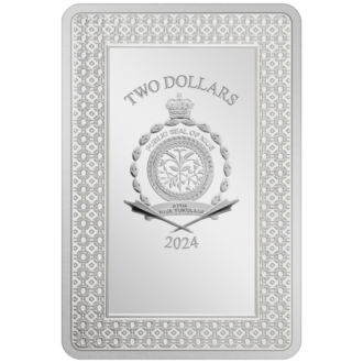 Šestnáste vydanie série Tarotových kariet patrí karte s číslom pätnásť vo Veľkej arkáne – Diablovi.
Obdĺžniková minca bola vyrazená z jednej unce 99,9 % rýdzeho striebra v kvalite proof. Súčasťou dizajnu je aj číslo "XV" a nápis "THE DEVIL". Na zadnej strane je verejná pečať Niue, ako aj rok vydania „2024“ a označenie „TWO DOLLARS“.
Diabol predstavuje pokušenia, pripútanosti a ilúzie. Karta je jednou z najfascinujúcejších a často nepochopených kariet v balíčku tarotov. Je to pripomienka toho, že sme často zdrojom svojich vlastných ťažkostí a reťazí a môžeme byť v zajatí našich vlastných strachov a túžob. 
V hlbšom zmysle nás tarotová karta povzbudzuje, aby sme vedome rozpoznali svoje vlastné obmedzenia a našli odvahu oslobodiť sa od negatívnych vplyvov, aby sme dosiahli vnútorný rast a duchovnú slobodu. 
Limitovaná obdĺžniková strieborná minca Tarot Cards vo farbe je dodávaná v originálnej krabičke novozélandskej mincovne vrátane očíslovaného certifikátu pravosti.