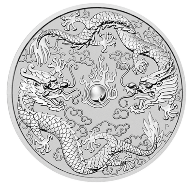 V čínskej kultúre je drak symbolom sily, bohatstva a šťastia. Ako metafora múdrosti a osvietenia sa drak často zobrazuje spolu s horiacou perlou. .
Vo Feng Shui sa sila dvoch drakov násobí a je neprekonateľná. Vďaka modernej a pôsobivej technike razenia je na minci o váhe jednej unce rýdzeho striebra 99,99 % detailne drak. Uprostred dvoch drakov je horiaca perla.
Na rube limitovanej striebornej mince je vyobrazený portrét kráľovnej Alžbety II. a nápisy „ELIZABETH II“, „AUSTRALIA“, „1oz 9999 Ag“, „2019“ a „1 DOLLAR“.
Je to krásna a zmysluplná minca, ktorá bude skvelým doplnkom každej zbierky.
Limitovaná strieborná minca je dodávaná v ochrannej kapsule.