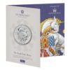 Bull of Clarence IV/X
Investujte do novej kolekcie produktov z dielne Britskej mincovne inšpirovanej kráľovskými Tudorovcami. 
Bull of Clarence je jedným z desiatich heraldických stvorení, ktoré strážia priekopu pred palácom Hampton Court v podobe hrôzostrašných sôch. Stelesňujú silu dynastie Tudorovcov a symbolizujú predkov Henricha VIII. a jeho tretej manželky Jane Seymourovej. Tradícia mýtických zvierat reprezentujúcich hodnoty a črty kráľovstva sa začala stáročia skôr, keď sa na vlajkách a transparentoch na bojisku objavovali heraldické bytosti, aby zjednotili a nasmerovali armády ako aj vniesli strach do nepriateľa.
V poradí sa jedná o štvrtú mincu avšak ide o prvú mincu v zbierke s oficiálnym mincovým portrétom Jeho Veličenstva kráľa Karola III.
Reverz mince od Davida Lawrencea zobrazuje Bull of Clarence z vodného mosta v Royal Beasts of Hampton Court Palace. Na líci mince tejto série je prvý krát portrét Jeho Veličenstva kráľa Karola III.