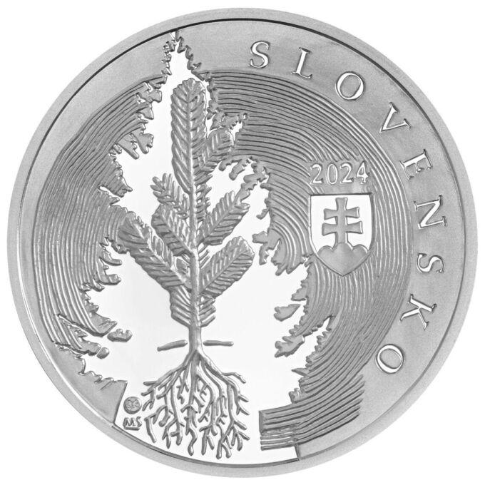 250. výročie narodenia Jozefa Dekreta Matejovie
Strieborná zberateľská eurominca v nominálnej hodnote 10 eur
Jozef Dekret Matejovie (12. 7. 1774 – 18. 1. 1841) sa narodil v Dobroči, Čiernom Balogu. Pochádzal z prostredia spätého s lesom a prácou v lese. Položil základy racionálneho lesného hospodárstva a zásadným spôsobom sa pričinil o zachovanie slovenských lesov. V 19. storočí bolo drevo na strednom Slovensku hlavnou stavebnou a energetickou surovinou pre hutnícky priemysel.  Jeho ťažba a spracovanie boli dôležitým zdrojom obživy obyvateľstva. J. D. Matejovie si uvedomoval aké katastrofálne následky má neriadené ťaženie lesov pre prírodu aj spoločnosť a úspešne zmenil dovtedajšiu nevyhovujúcu prax. Od roku 1809 robil pokusy s obnovou lesného porastu. Zakladal prvé lesné škôlky a luštiarne, zamedzoval aj tvorbe holorubov. Pre podporu prirodzenej obnovy lesa a tvorbu zmiešaných porastov presúval ťažbu do iných lokalít. Ďalšiu úsporu drevnej hmoty zabezpečil napríklad aj zužitkovaním odpadu z rúbanísk. Od roku 1838 sa pod jeho vedením podarilo zalesniť takmer štyritisíc hektárov holín.