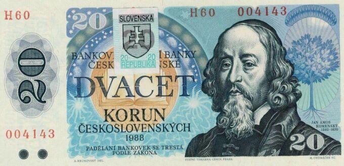 ·         20 Sk/Kčs, 1988 kolkovaná, Séria "H60"
·         Stav: UNC
·         SR1.
 
 
 