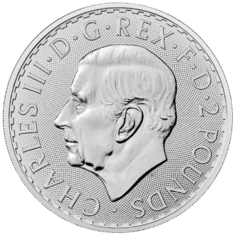 Minca Britannia 1 oz, ročník 2025 je vyrazená Britskou kráľovskou mincovňou z 1 unce 999,9% rýdzeho striebra. Ženská postava v brnení je symbolom vlastenectva krajiny. Motív je obklopený nápismi "Britannia 2025" a "1 OZ 9999 FINE SILVER". 
Britská kráľovská mincovňa vydáva túto mincu v striebornej verzii od roku 1997 vďaka čomu ide o prvú striebornú mincu z Európy.